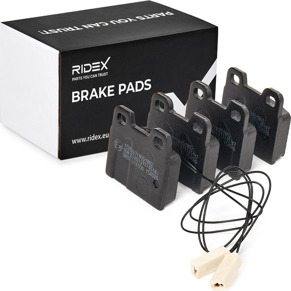 RIDEX Bremsbeläge Satz Hinten für ALFA ROMEO 75 (162B) 402B0717