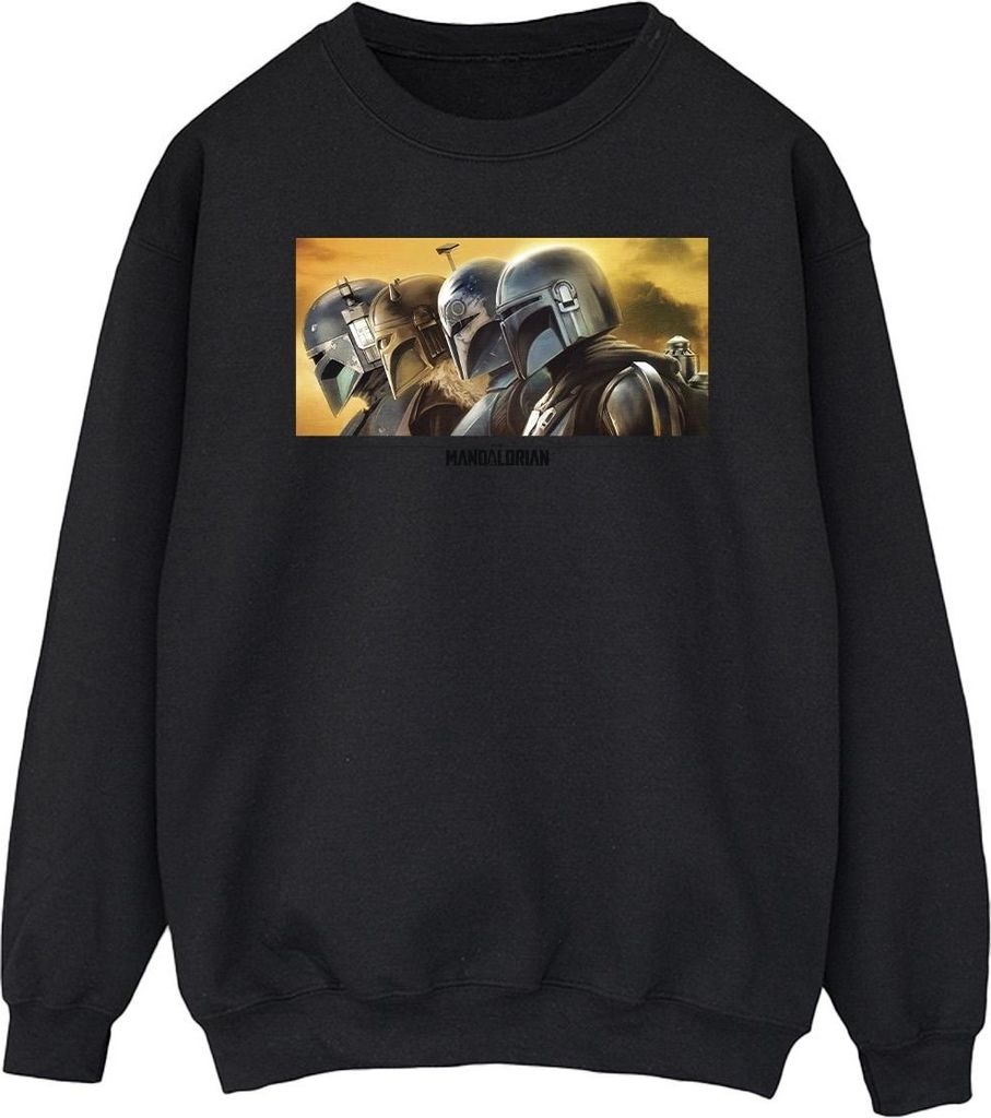 Star Wars - "The Mandalorian" Sweatshirt für Herren BI46695 (XL) (Schwarz)