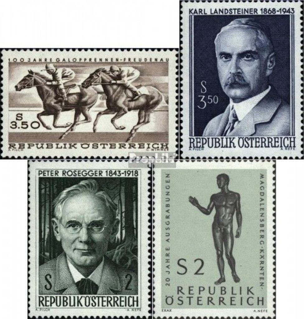 Briefmarken Österreich 1968 Mi 1265,1266,1267,1268 (kompl.Ausg.) postfrisch Sondermarken
