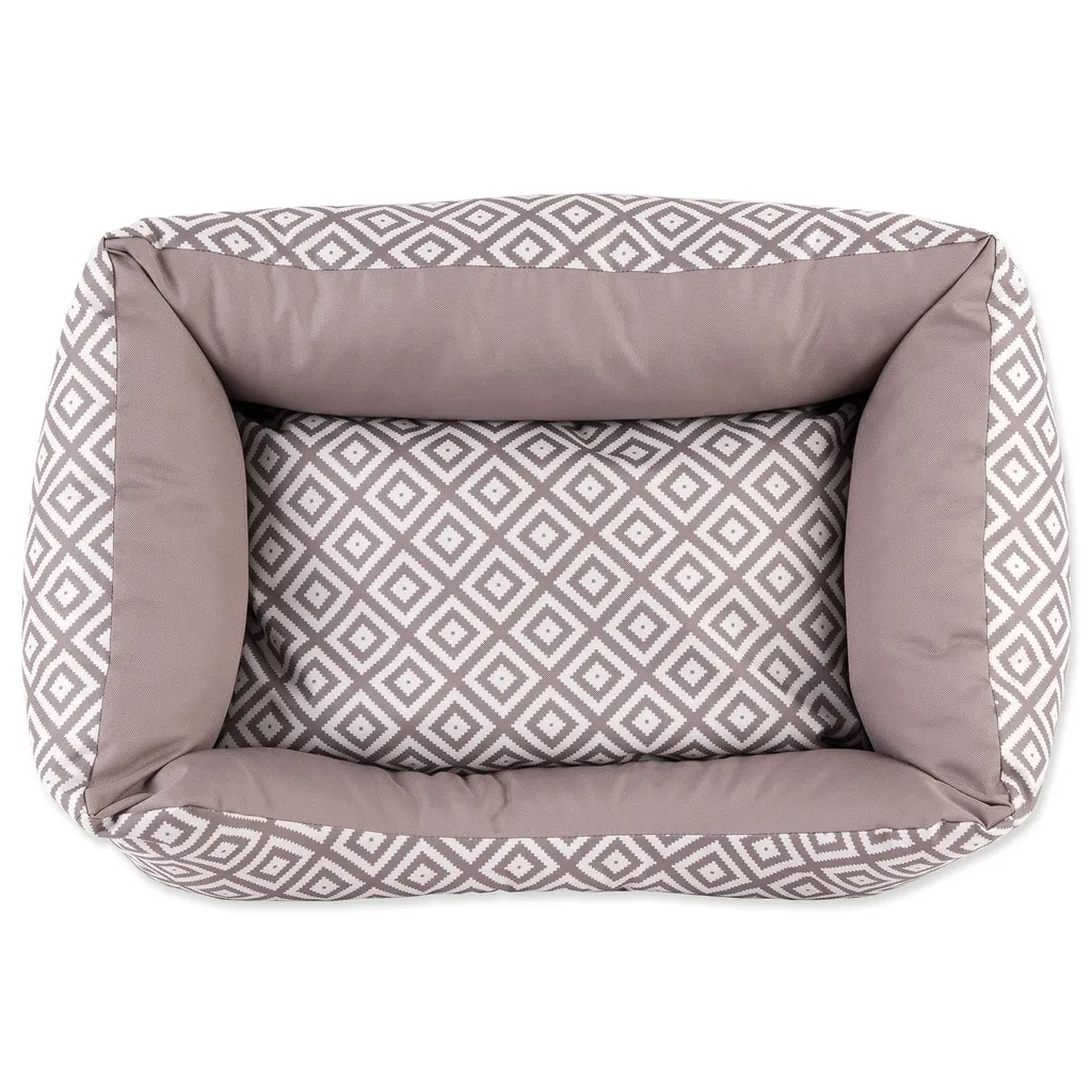 Coussin pour chien DOG FANTASY Etno brun 65 cm avec bords rembourrés