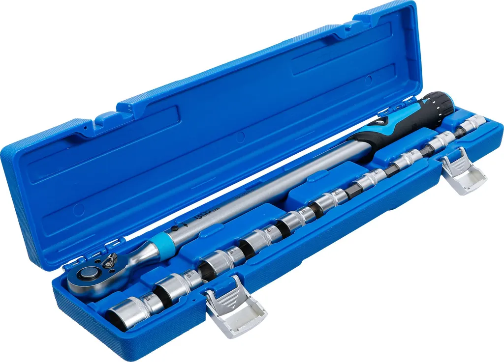 Coffret Clé Dynamométrique Professionnelle 1/2" BGS 40-200 Nm 11 pcs