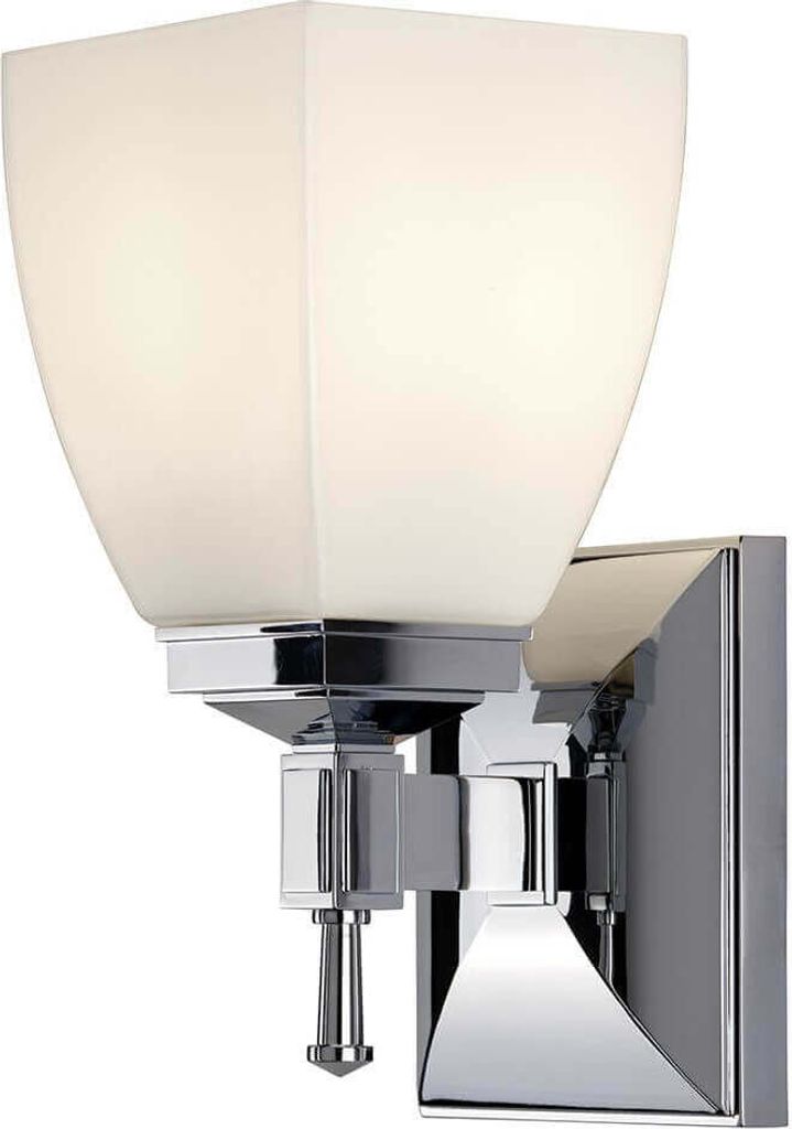 Elstead Shirebrook LED Wandleuchte G9 Chrom IP44 Produktbild 