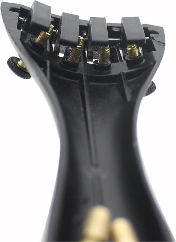 3/4 4/4 Violine Geige Saitenhalter Hill Style mit 1 Stück Tailgut Tailcord 4 Feinstimmer Aluminiumlegierung langlebig stark