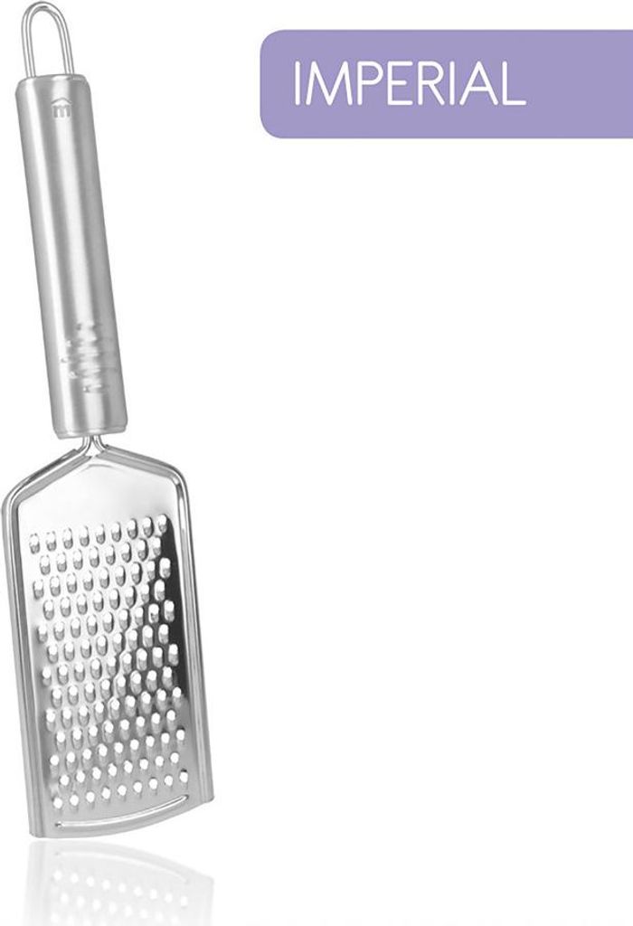 Metaltex Imperial kleine Reibe aus Edelstahl 24 cm