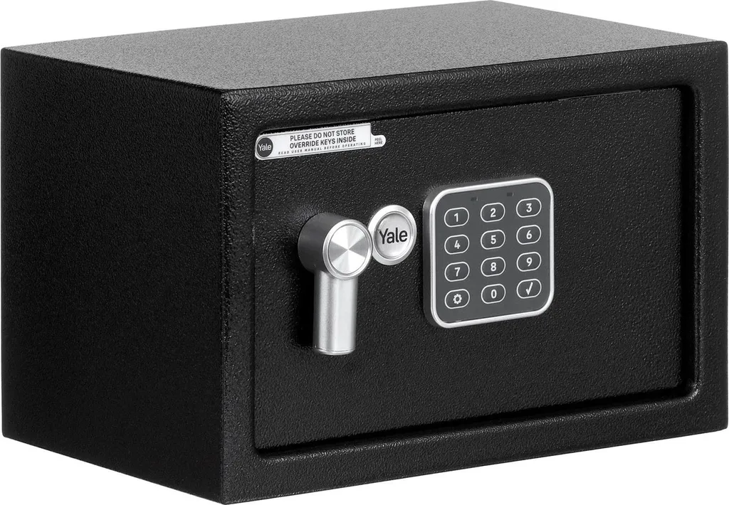 Sécurisez vos valeurs avec le coffre-fort Yale YSV/200/DB2 8,6L Noir