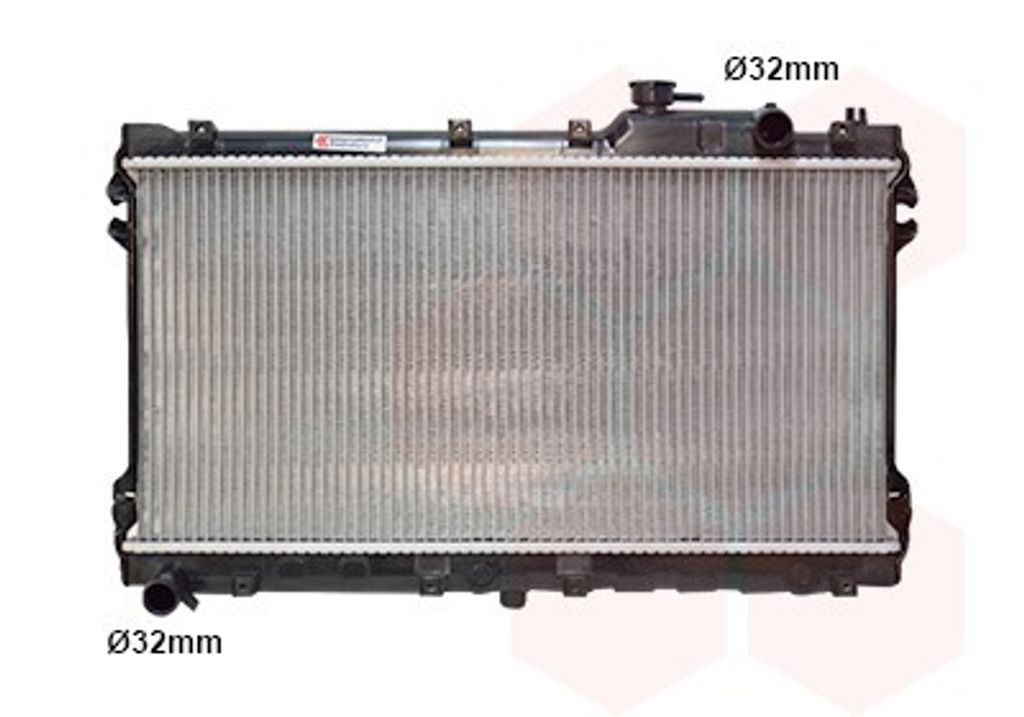 VAN WEZEL 27002087 Kühler Wasserkühler Motorkühler für MAZDA MX-5 I (NA)