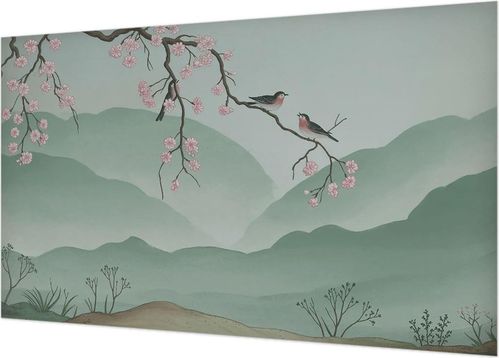 Fototapete - Wandbilder für Wohnzimmer - 416x254 - Dekorative Wandfolie - Modernes Design für Wanddekoration - Tapeten für Innenräume - Japanis...