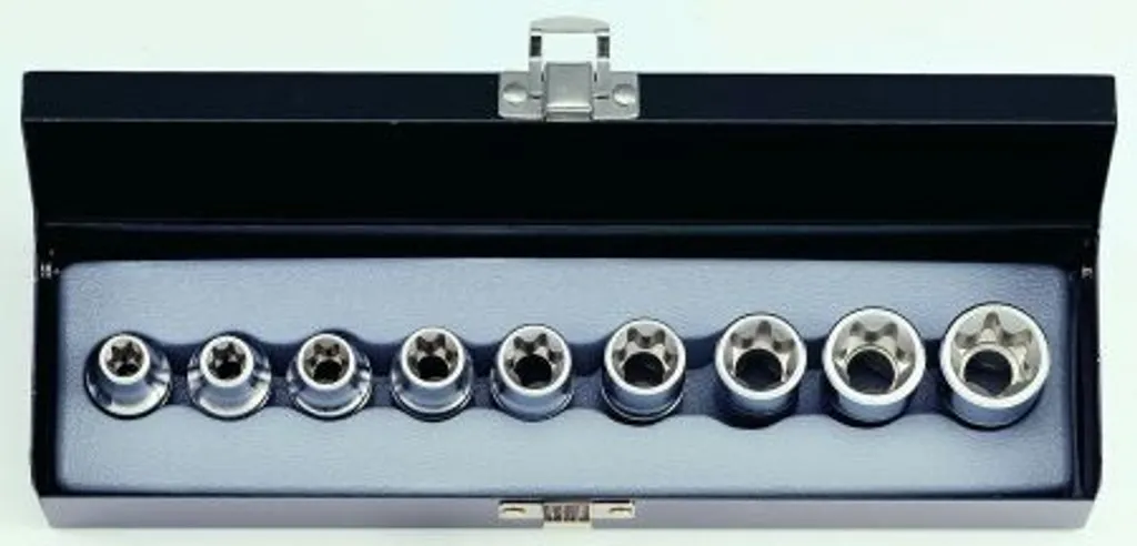 Démontez les vis étoilées sans riper avec ce jeu de douilles E-Torx 1/2