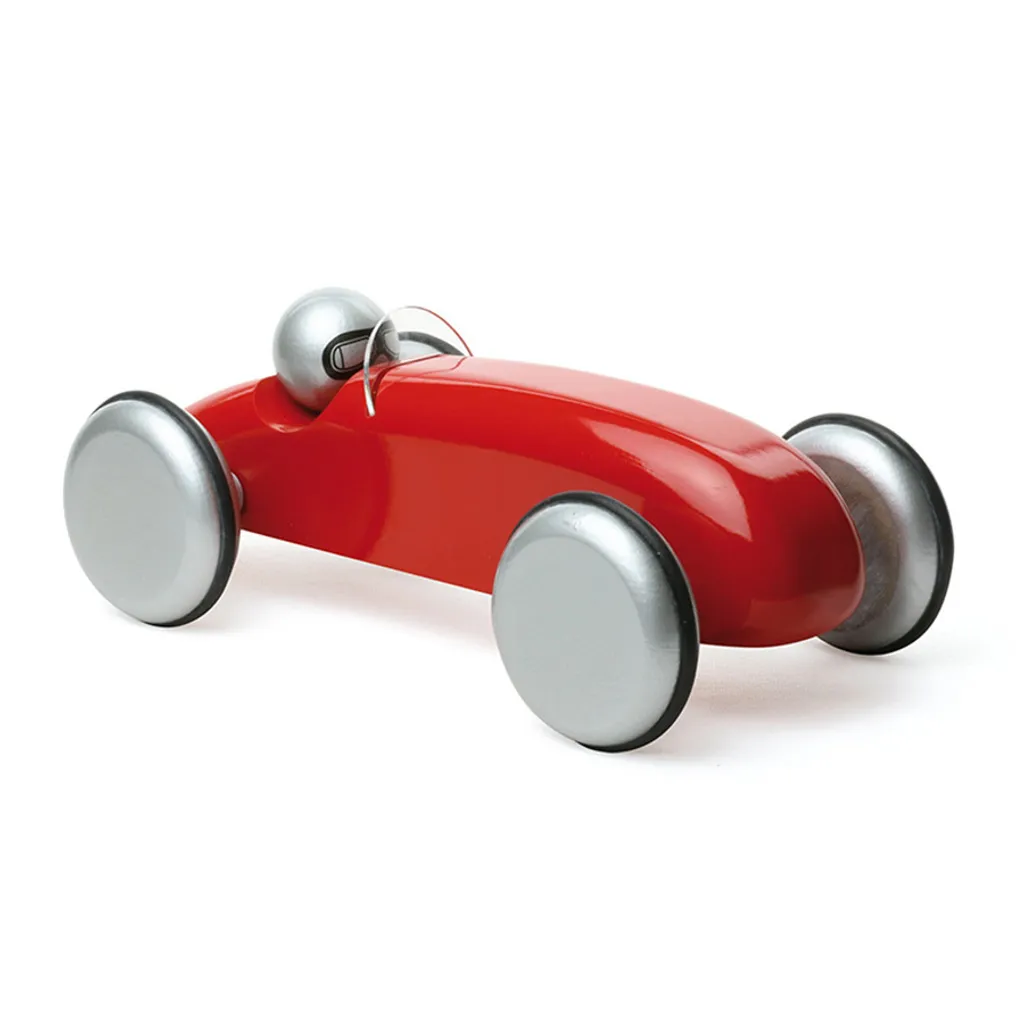 Voiture de course Vilac Speedster rouge avec carrosserie métal durable