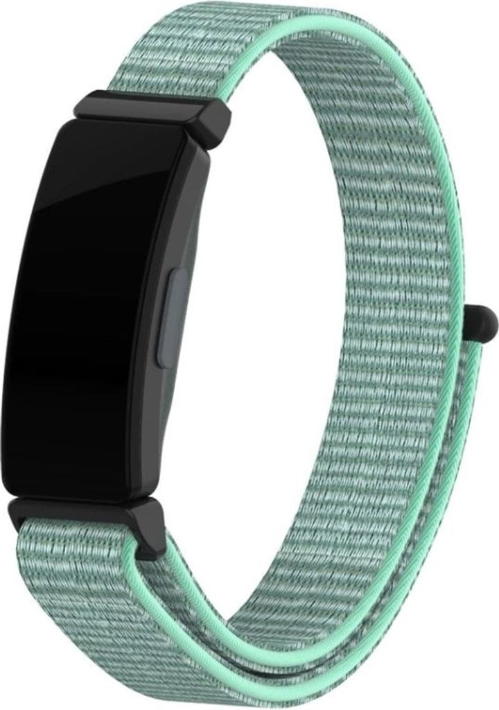 Strap-it Fitbit Inspire (HR) / Inspire 2 Nylon Armband (Aqua)