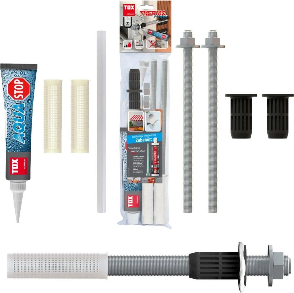 TOX Schwerlast-Montagesystem Thermo Proof Plus M16x400 (2 Stk.) / innen und außen