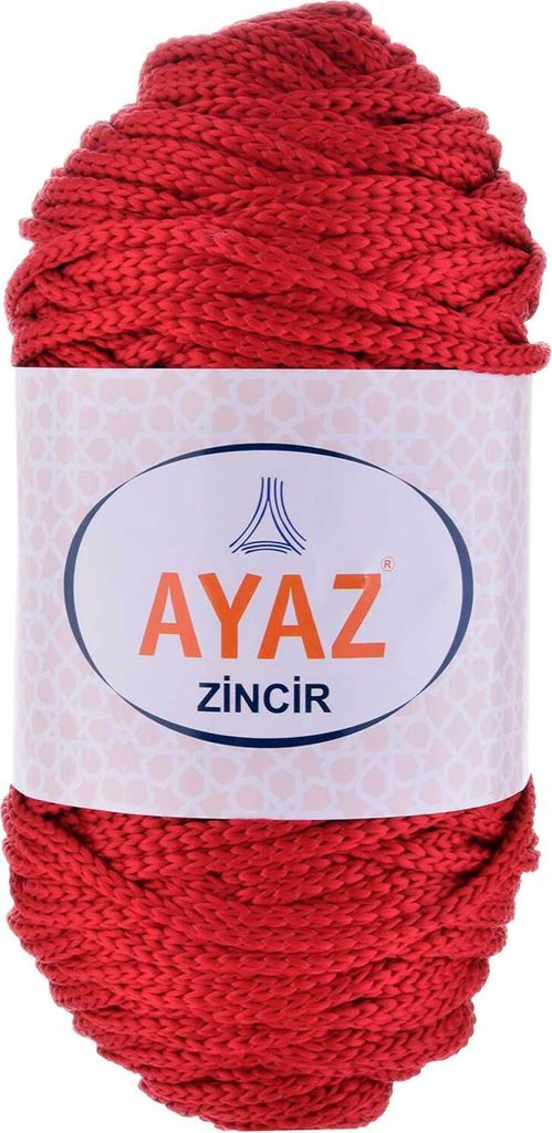 500g Strickgarn ZINCIR Strickwolle Häkelgarn Makramegarn, Farbwahl, Farbe:1251 rot