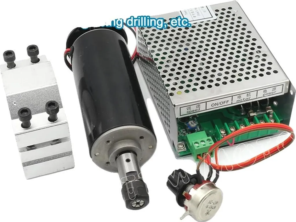 Moteur broche 500W silencieux pour remplacer moteur CNC 12000tr/min