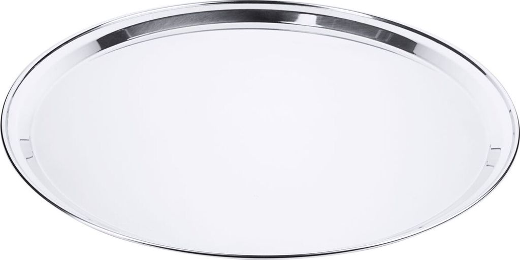 Tablett, Serviertablett, Edelstahl, hochglanz, Ø30-50 cm Produktbild 