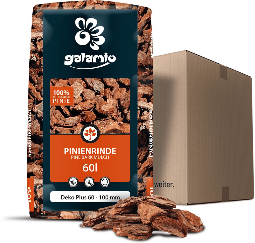 Galamio Pinienrinde Deko Plus 60l Rindenmulch Kaufland.de