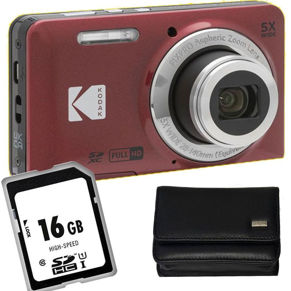 Kodak PixPro FZ55 rot Digitalkamera Großes Angebot von Produktbild 