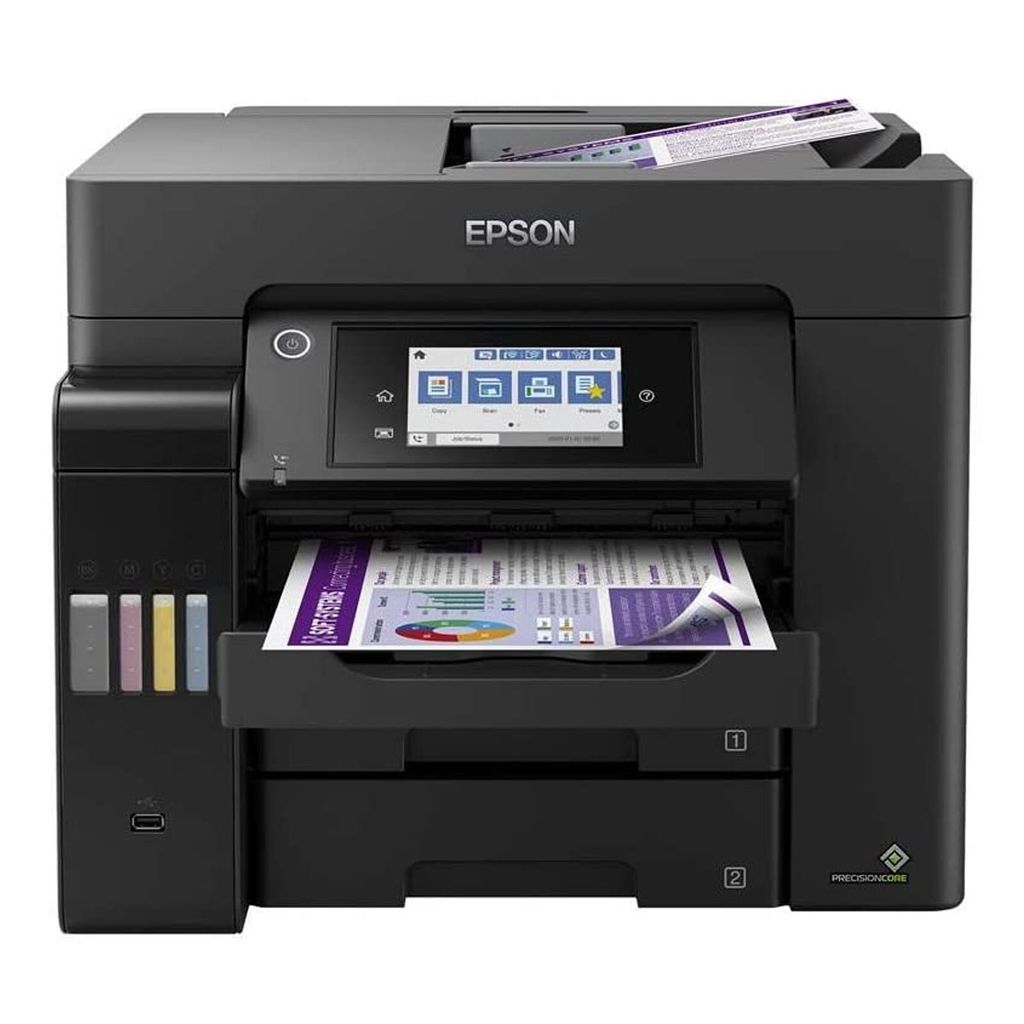 Epson EcoTank ET5850 Multifunktionsdrucker schwarz Produktbild 