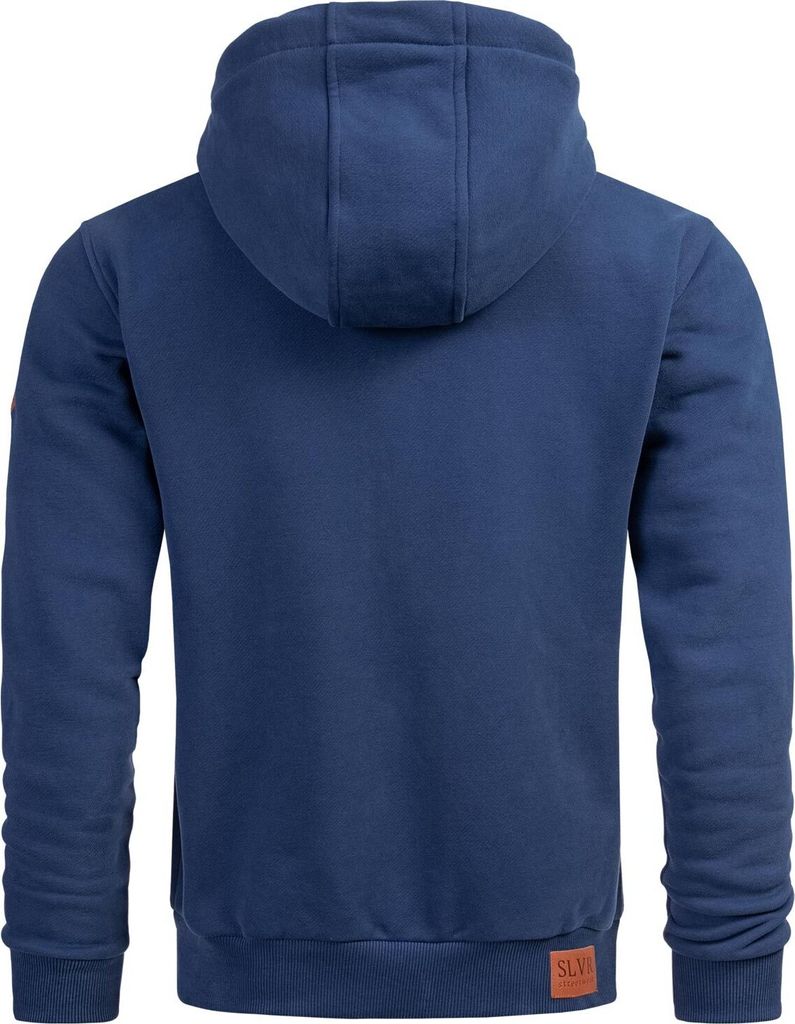 Stylische Herren Sweatjacke Petrolblau Größe L - Gr. L Produktbild 4