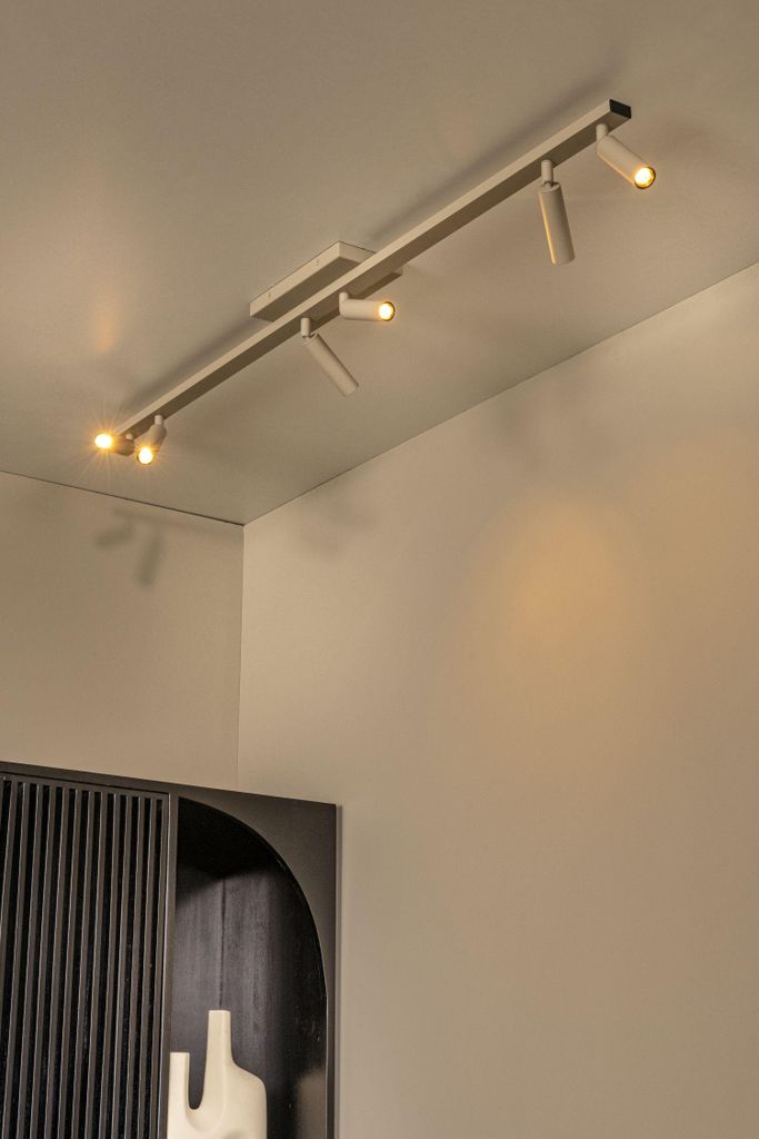Strahler Aluminium G9 verstellbar Taupe länglich Modern Spot