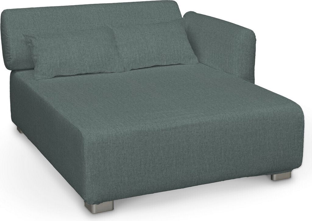 Dekoria Bezug für Mysinge Sessel, grau- blau, Bezug für Sessel Mysinge
