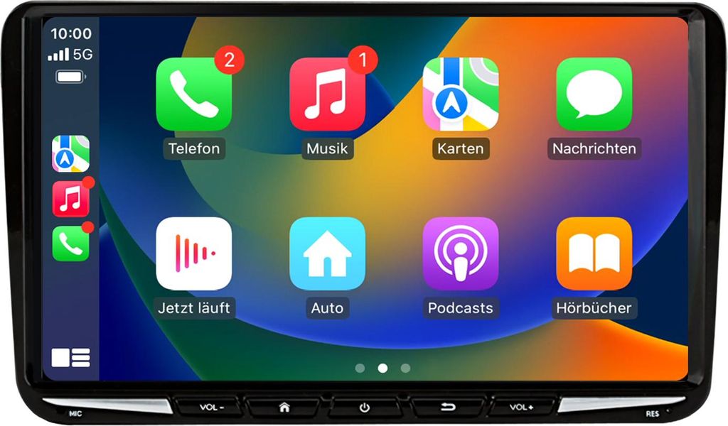 Android Autoradio 9 Zoll 64GB für VW Golf 5 6 Passat B6 B7 Produktbild 