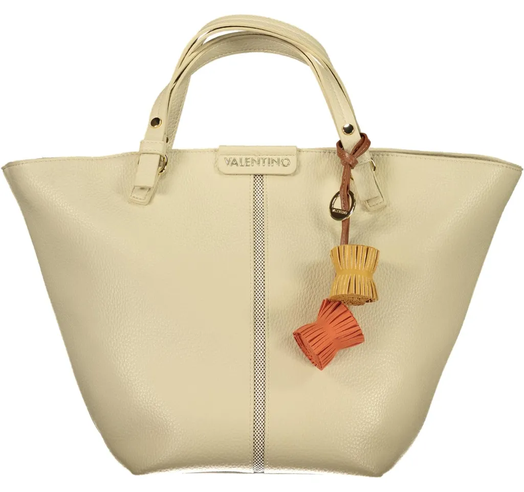 Sac à main zippé en matière recyclée beige : style et durabilité chic
