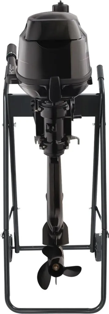 Chariot de transport pliable pour moteur hors-bord jusqu'à 30 CV noir