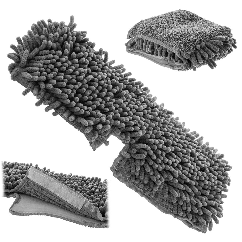 KADAX Flachmopp-Einsatz, Ersatzbezug, Mikrofaserspitze, flach, 42 x 14 cm