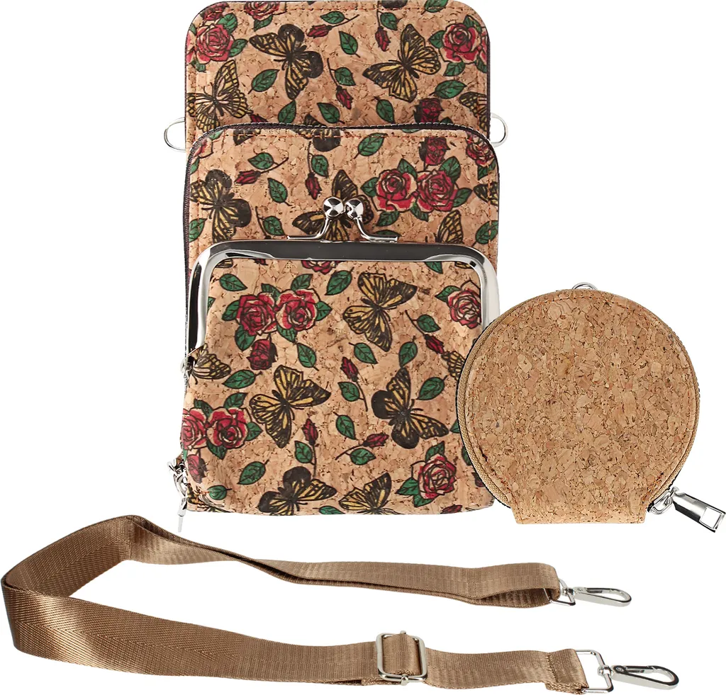 Borsa Avizar Sughero NaturePrint | Accessorio Vegano di Tendenza