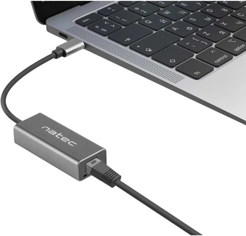 Adattatore USB-C Natec Cricket USB-C 3.1 RJ45 - 5