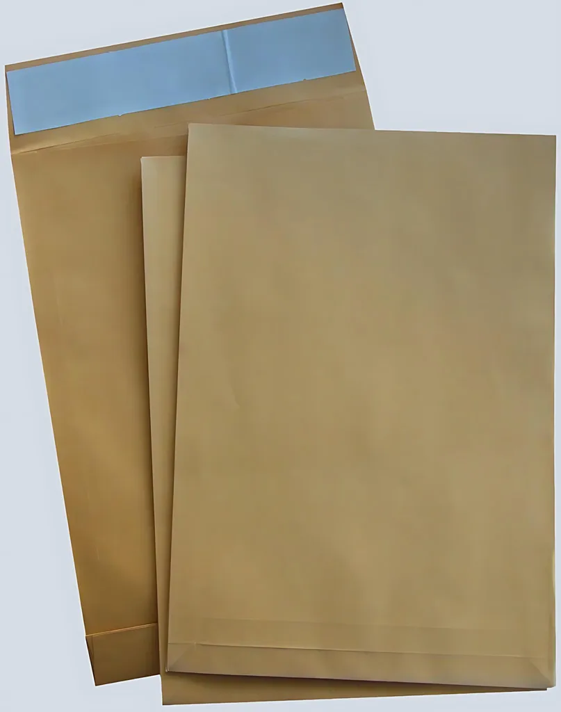 Enveloppes kraft E4 grand format avec soufflet de 40 mm - Pack de 100