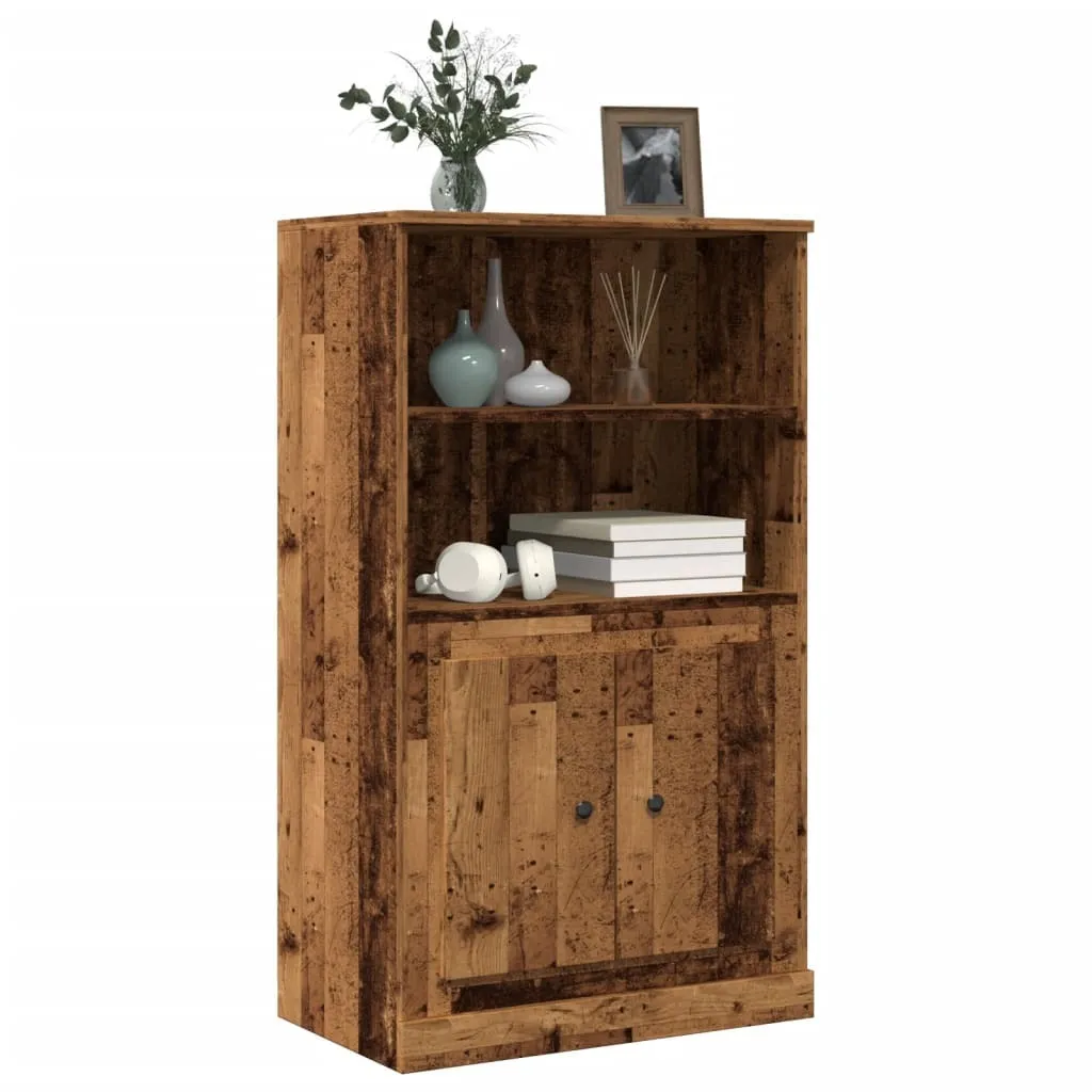 vidaXL Credenza 60x35,5x103,5 cm Legno Multistrato Effetto Antico - 3