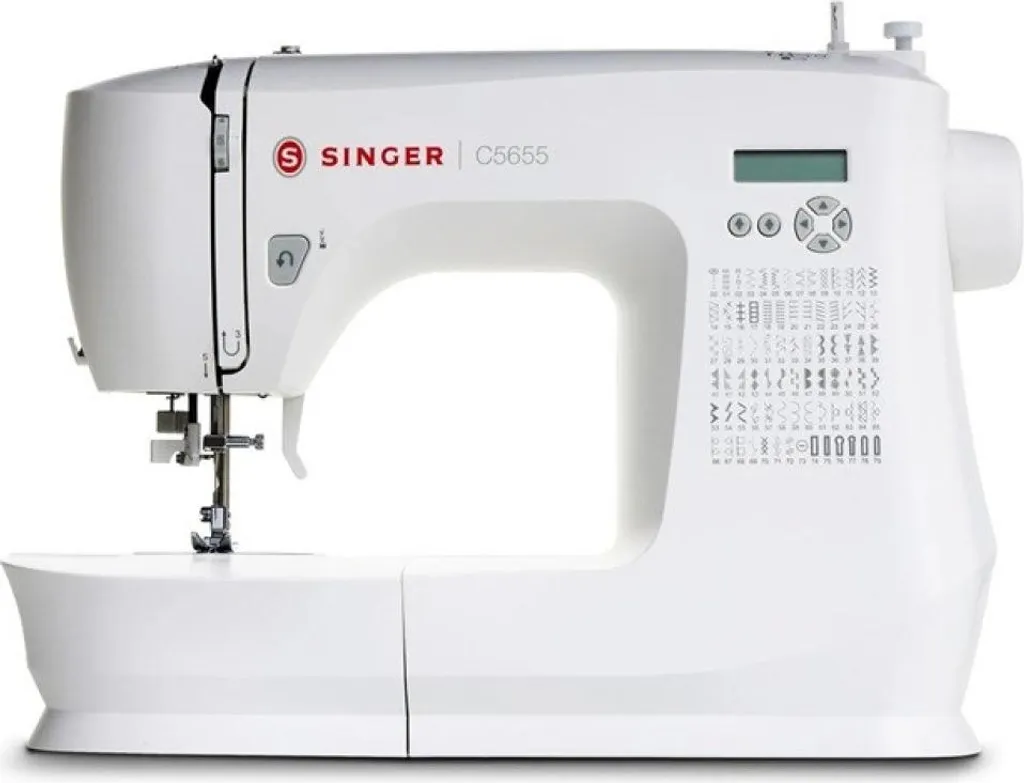 SINGER C5655 Machine à coudre avec écran LCD et 80 programmes de couture