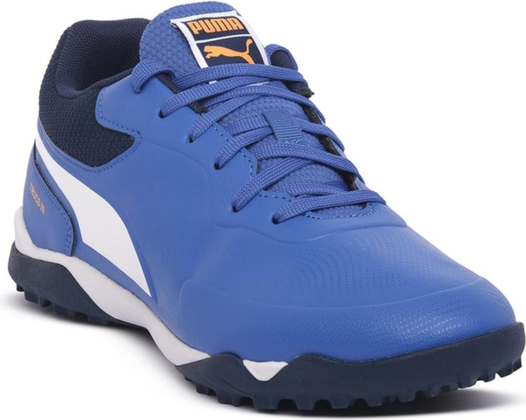 Puma Herren Fußballschuhe für Kunstrasen mit Schnürverschluss, Blau, Modell 10857301