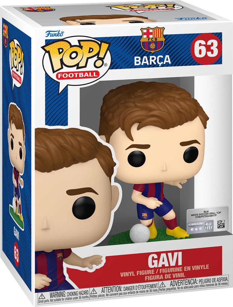 FC Barcelona - Gavi 63 - Funko Pop! Vinyl Figur Produktbild 