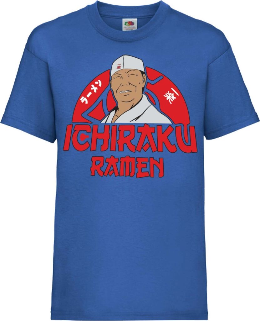 Kinder T-Shirt Naruto Ichiraku Ramen, 3-4 Jahr - 104 / Blau