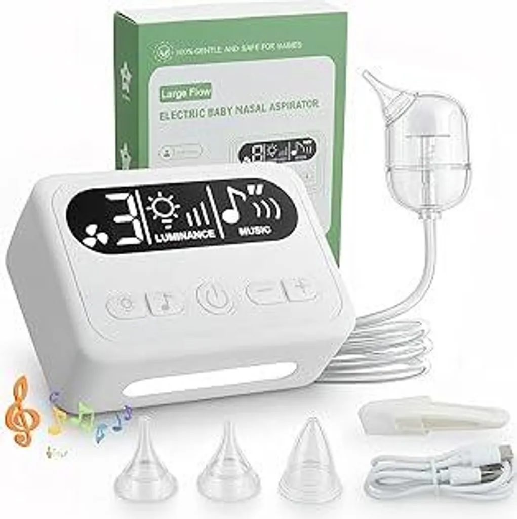 Aspiratore Nasale Neonato Professionale: 9 Livelli Aspirazione 65kPa