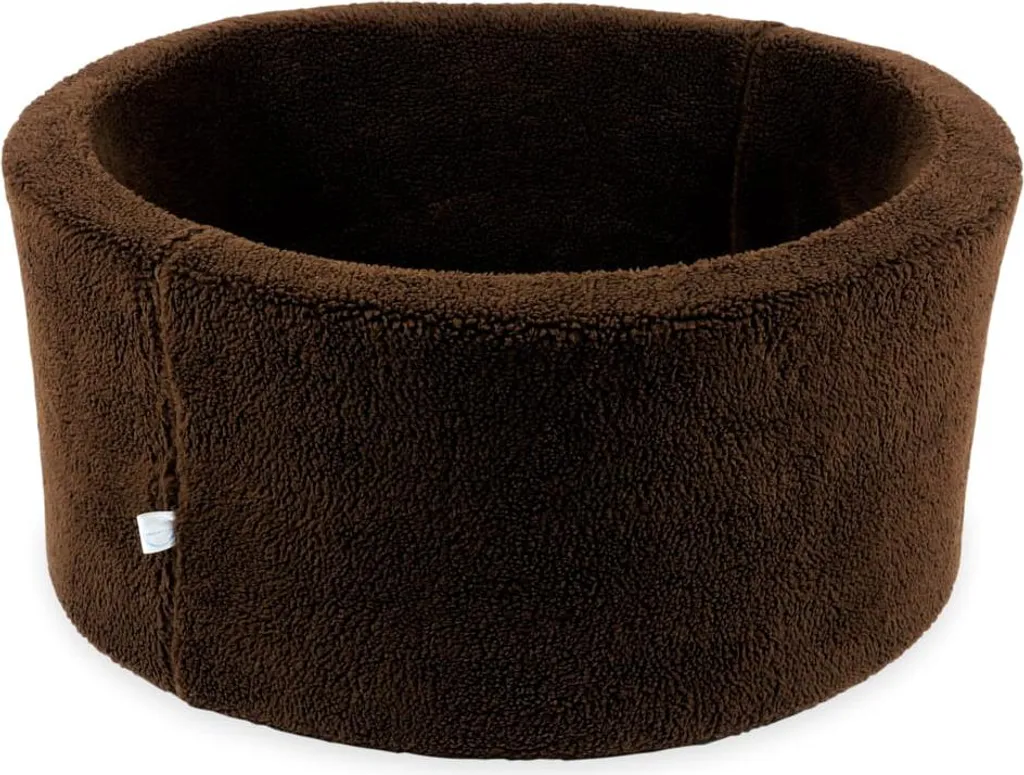 Vasca Gioco 90x40 Teddy Senza Palline | Morbida e Lavabile Cioccolato