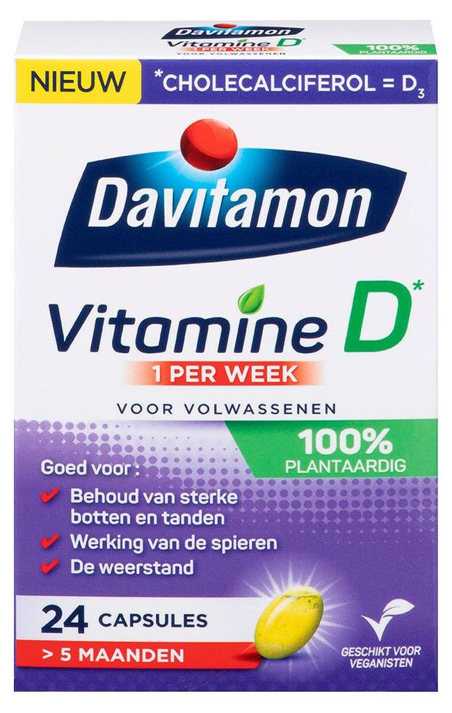 Davitamon Vitamine D3 Vegan (24 capsules)