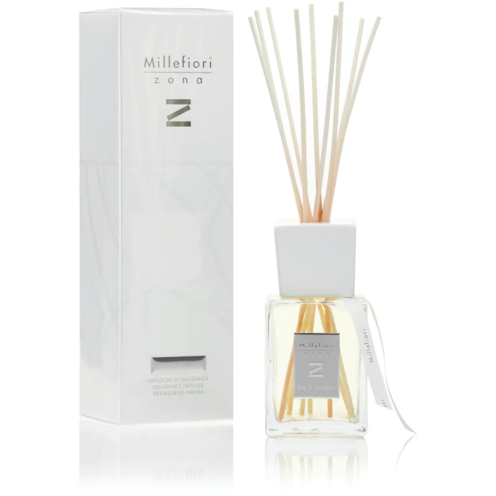 Diffuseur Zona Mousse du matin 500 ml en verre : parfum frais et durable