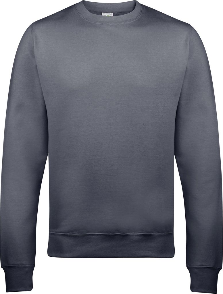 AWDis Just Hoods Uni Sweatshirt mit Rundhalsausschnitt RW2014 (L) (Stahlgrau)