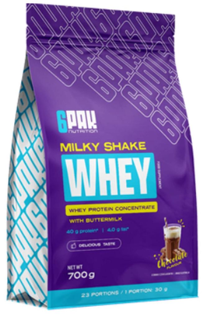 6Pak Nutrition Milky Shake Whey-700g Chocolate Produktbild 