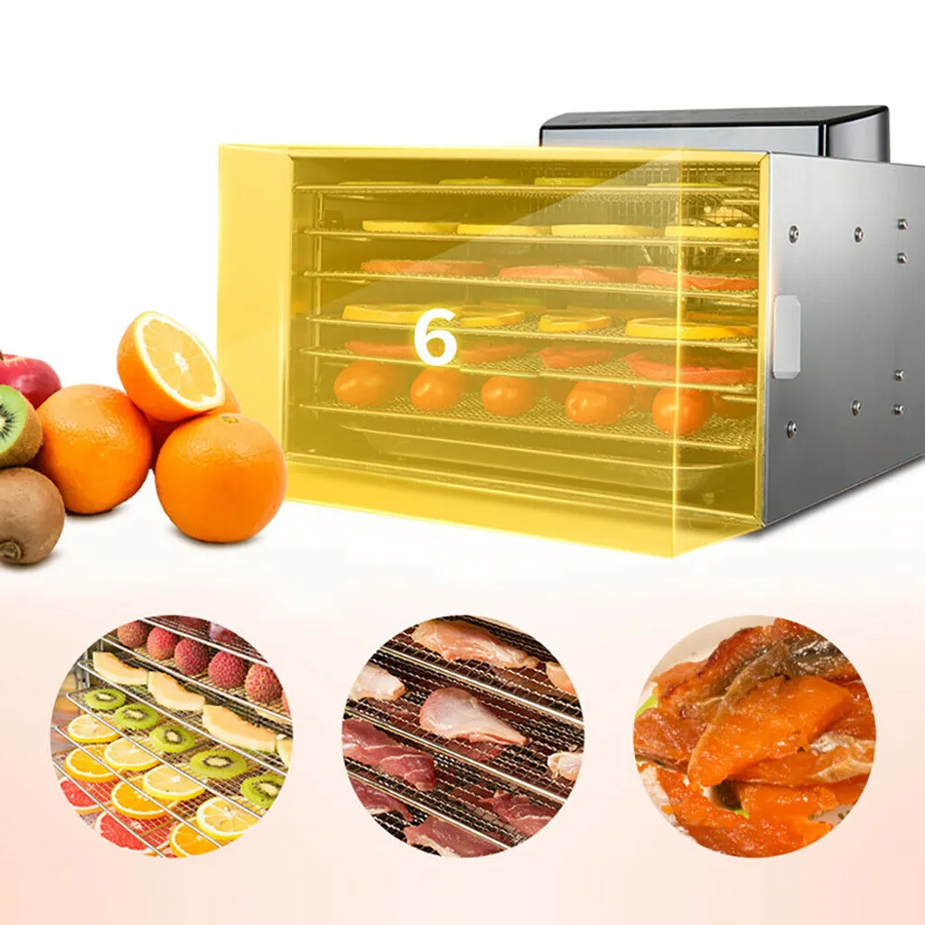 Déshydrateur 6 niveaux : fini le gaspillage avec le séchage de fruits