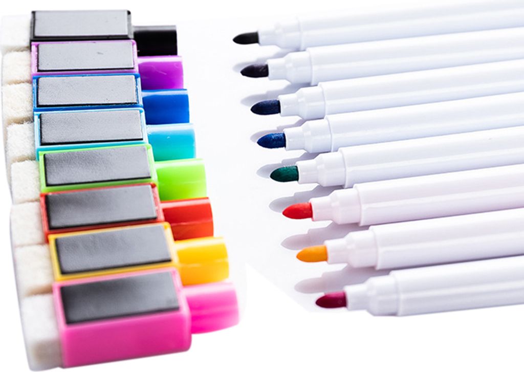 8 Farben trocken abwischbare Marker mit Radiergummikappe, Produktbild 13