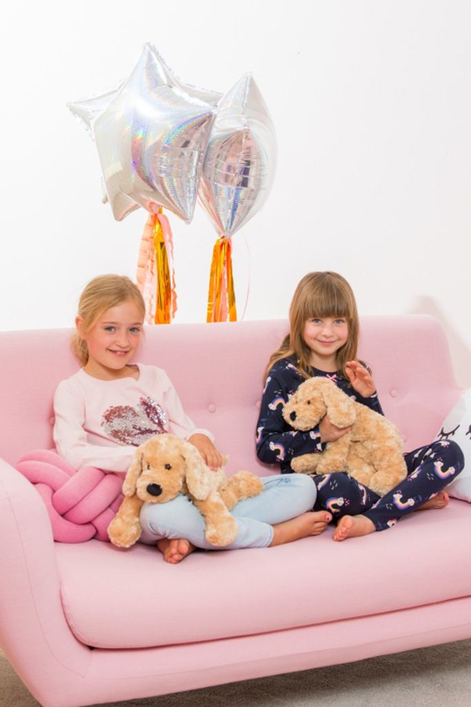 Teddy Hermann Schlenkerhund beige flauschiges Kuscheltier Produktbild 6