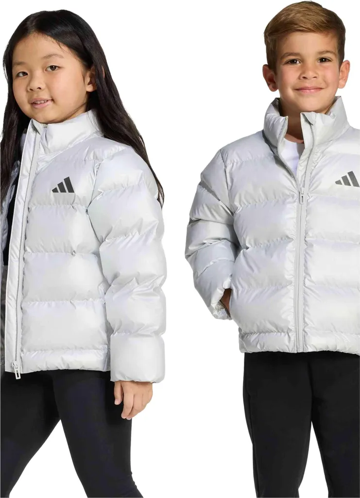 Giaccone Adidas Bambini 5-6 Anni Caldo e Riflettente JW2474