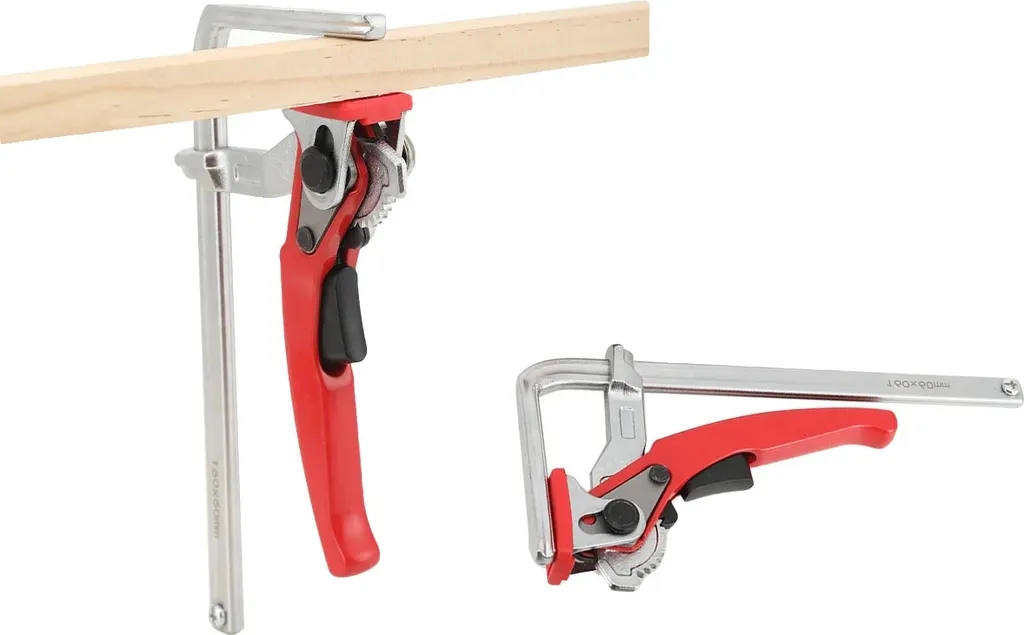 Serre-joint robuste 220 kg avec patin ABS - Série Durable Métal