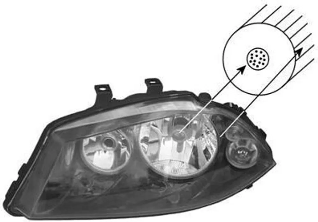 Faro Sinistro VAN WEZEL 4917963 per Seat Ibiza 6L Cordoba OE 6L1941029