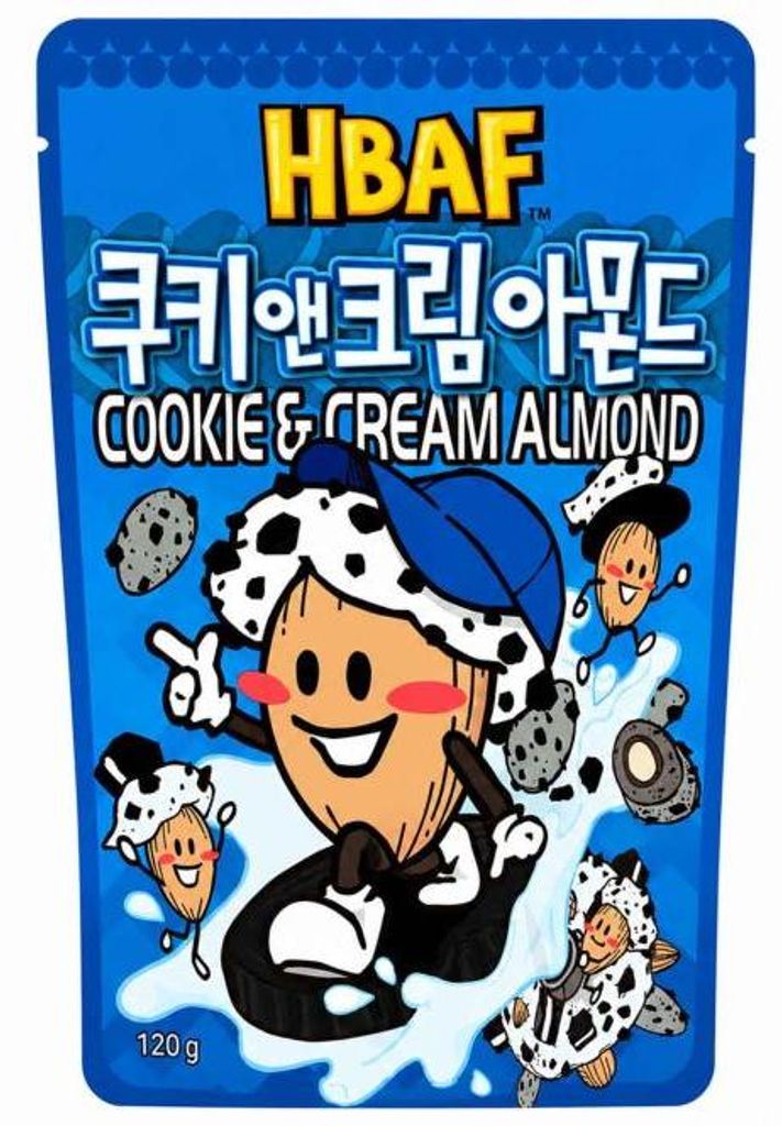 HBAF Cookie & Cream Almond 120g Produktbild 