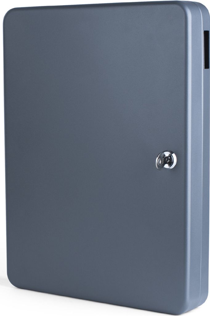 pavo Schlüsselkasten für 80 Schlüssel dunkelgrau aus Stahl matt